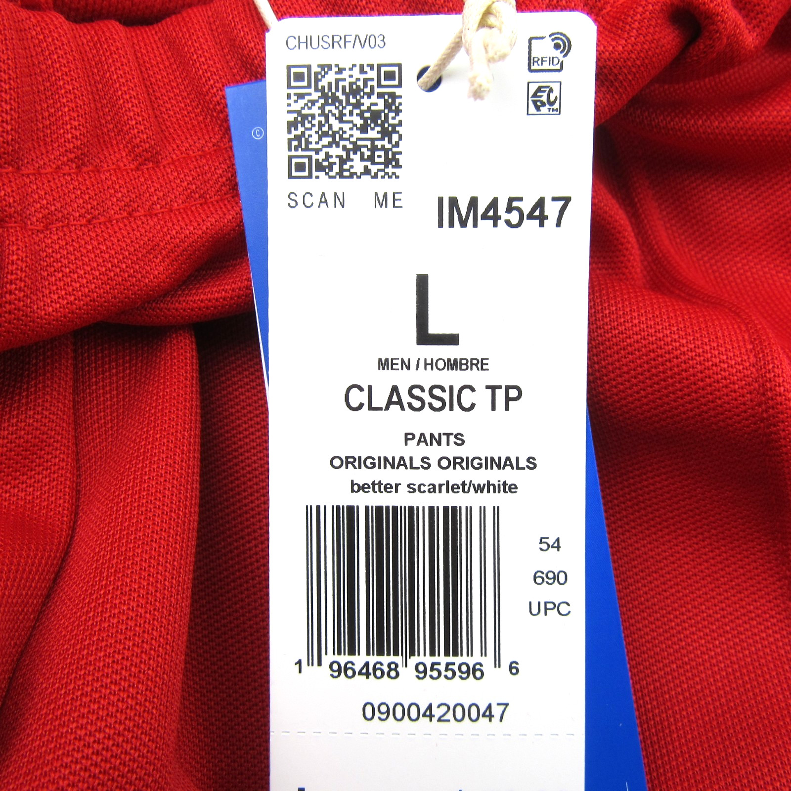 Adidas Originals Adicolor Beckenbauer Track Pants Mens Size Large NEW IM4547