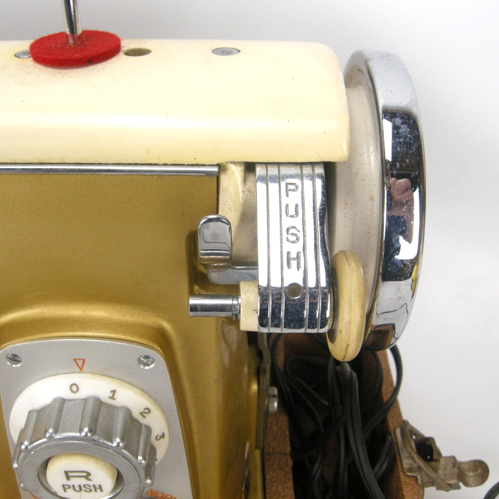 Visetti 600 Precision Push Button De Luxe Sewing Machine Pedal Case