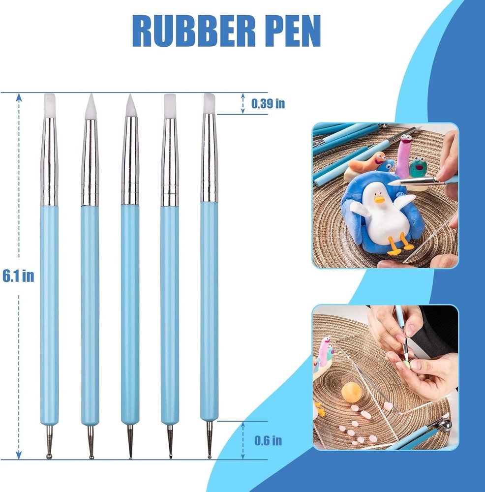 Dotting Tools, Silicone Clay Sculpting Tool
