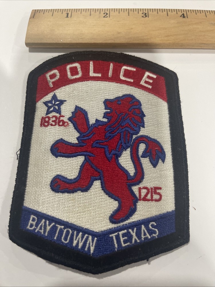Baytown Texas Police Shoulder Patch