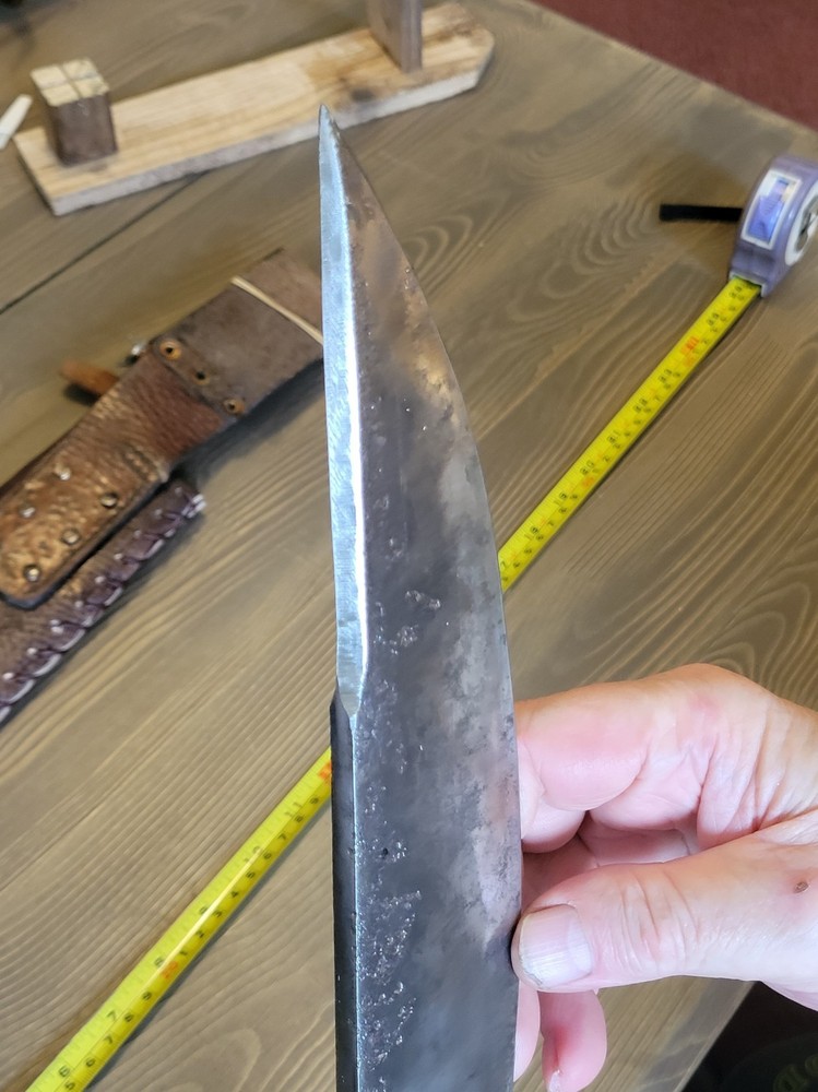Modified WWI Bolo Dated 1909 w/Custom Sheath