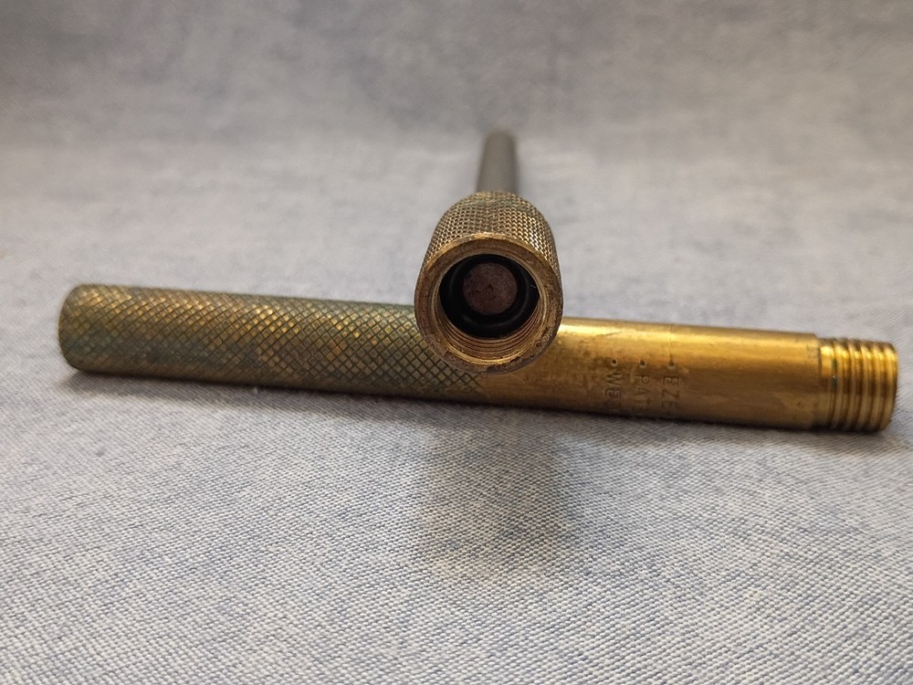 Vintage Brass Eze-Lap Diamond Sharpener -used-