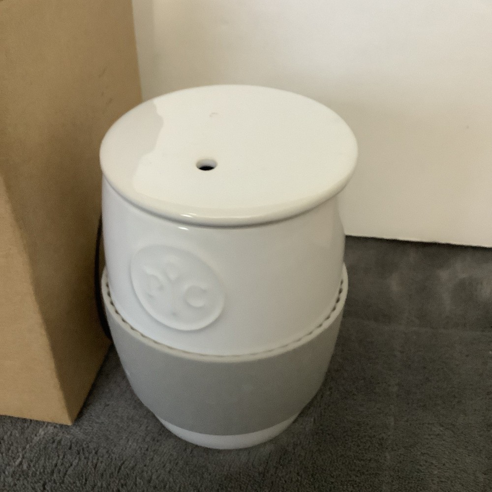 Pampered Chef Ceramic Egg Cooker #1529 White