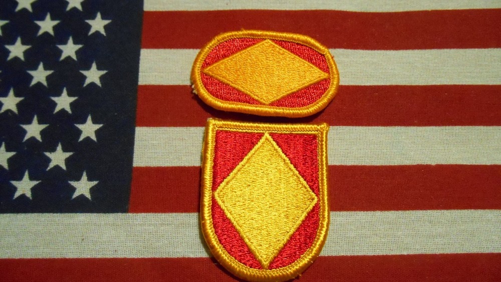 18th Field Artillery Airborne Beret Flash & Para Oval Patch m/e