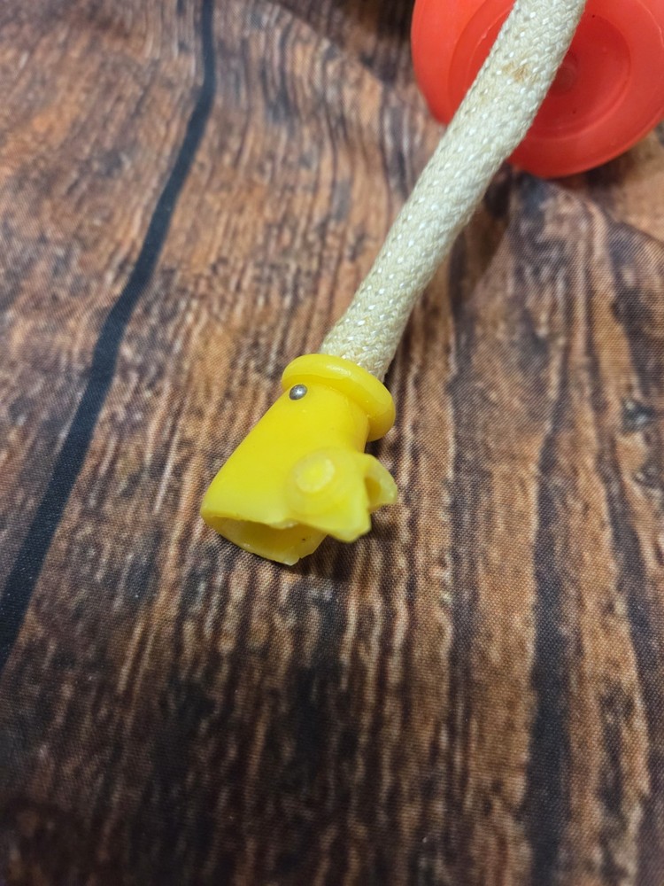 1967 Vintage Kusan “Cyclin' Sam” Bug Pull Toy