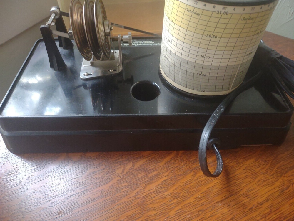 Vintage Taylor Instruments Barometer Chart Recorder, Untested. See Photos