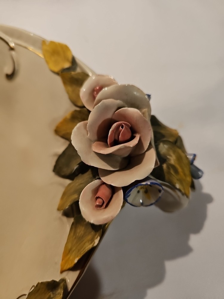 Antique Rose Platter.