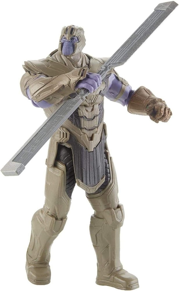 Marvel Avengers: Endgame Warrior Thanos Deluxe Figure & Accessory [DAMAGED BOX]