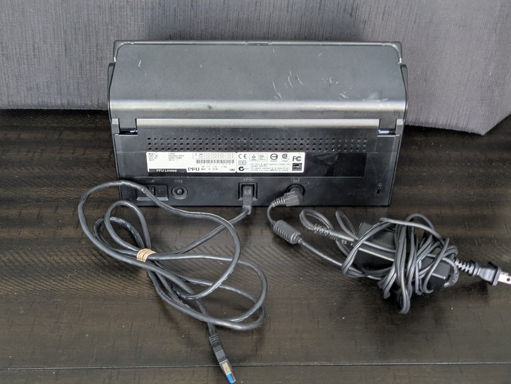 Fujitsu ScanSnap iX500 Document Scanner Wireless Tested Low Count w/ Power & USB
