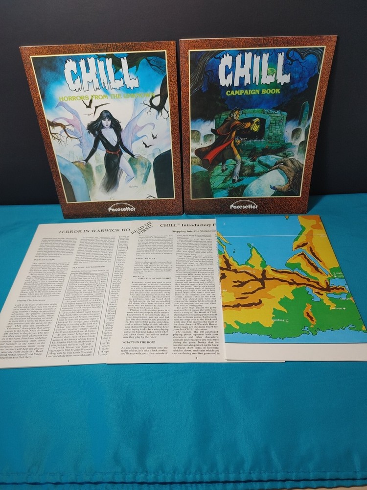 Chill Adventures into the Unknown Role-Playing Starter Kit 1 Dice Missing