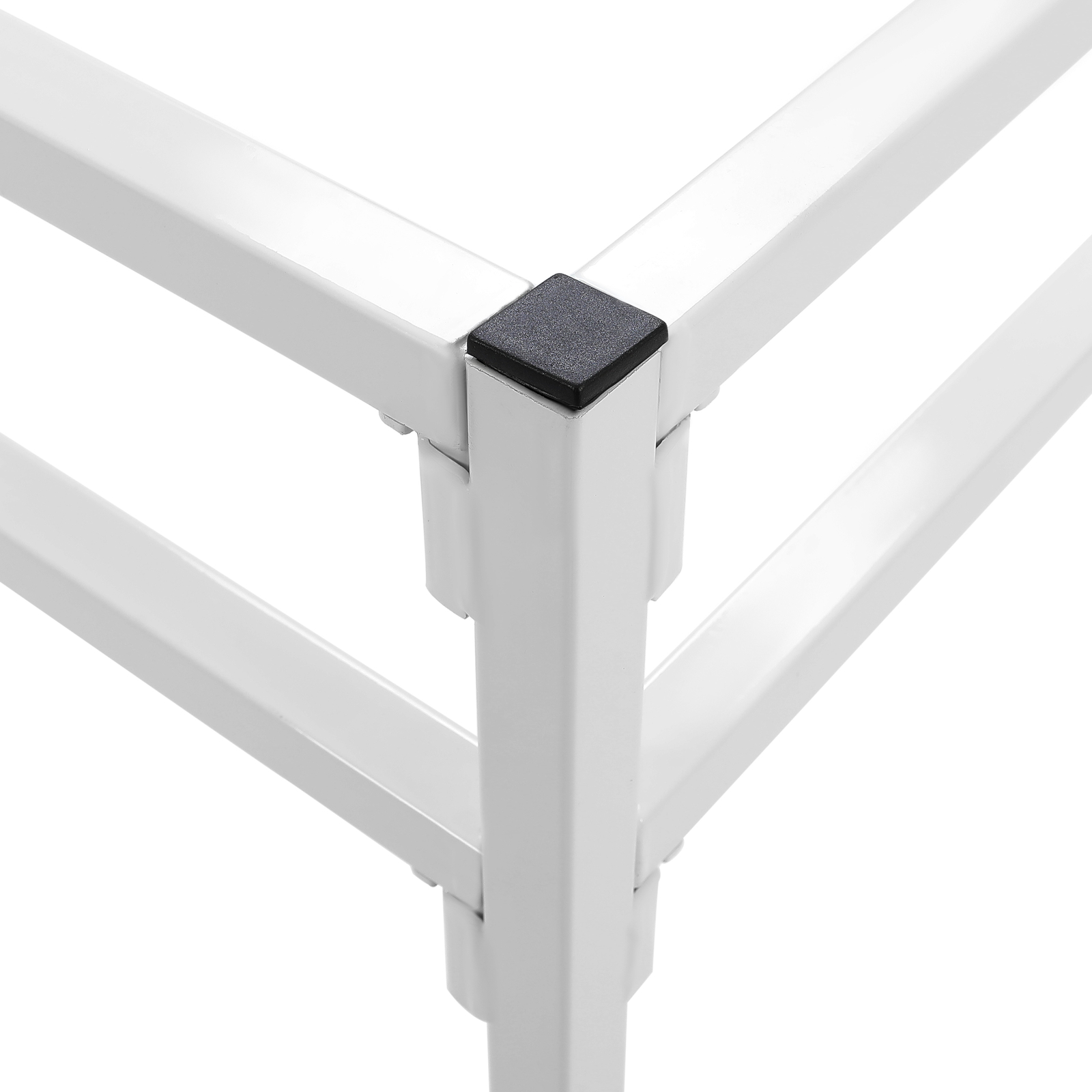 White Rolling Flood Table Stand Hydroponic Germination Trays Plants 4'x8', 4'x4'