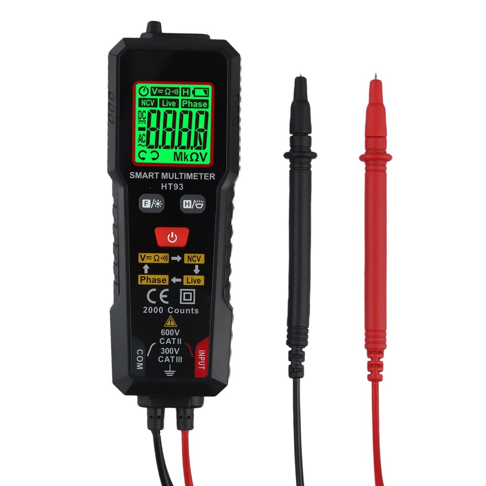 HT93 Handheld NCV DETECTION Multimeter Essential Tool for Electrical Work