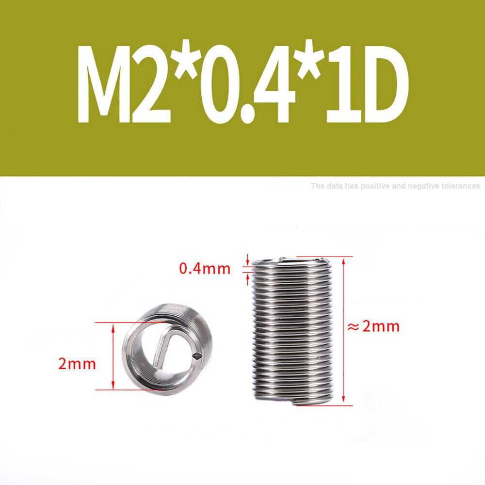 M2 M2.5 - M16 V-Coil Helicoil Type Thread Inserts Thread Repair Tap & Die Insert