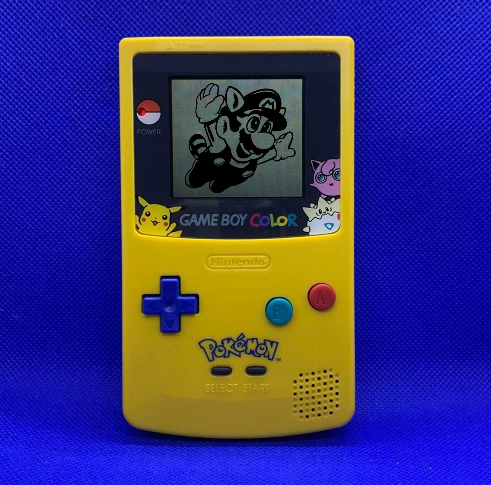 GameBoy Color Pokemon Pikachu Edition Nintendo System GLASS LENS Game Boy GBC