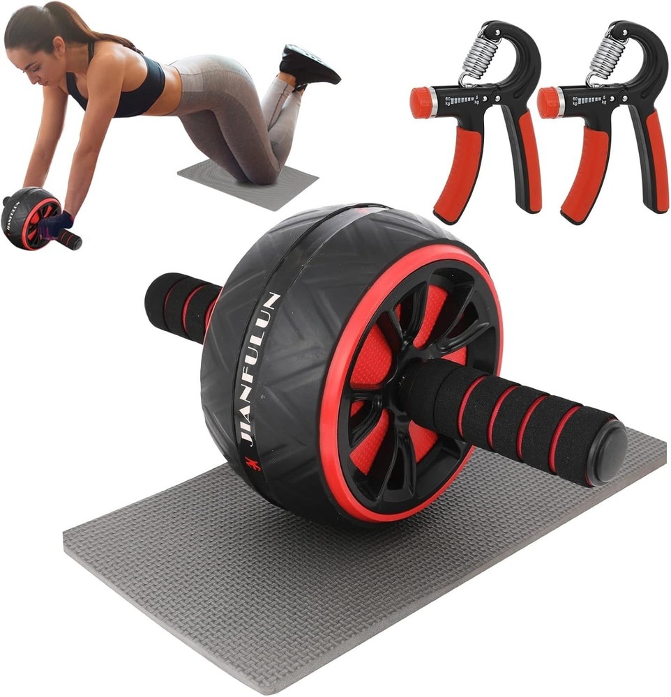 Ab Roller Wheel, Ab Workout Equipment for Abdominal & Core Strength Training,...