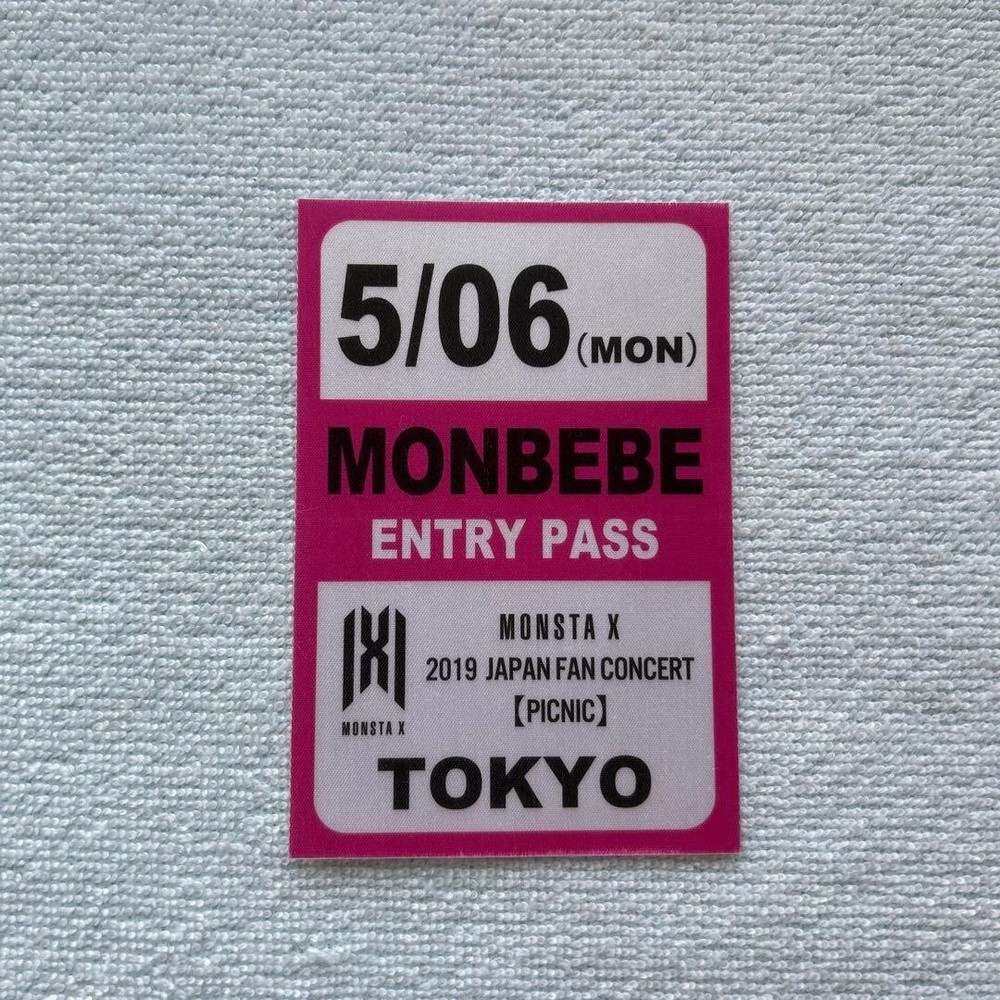 MONSTA X　MONBEBE ENTRY PASS TOKYO 56