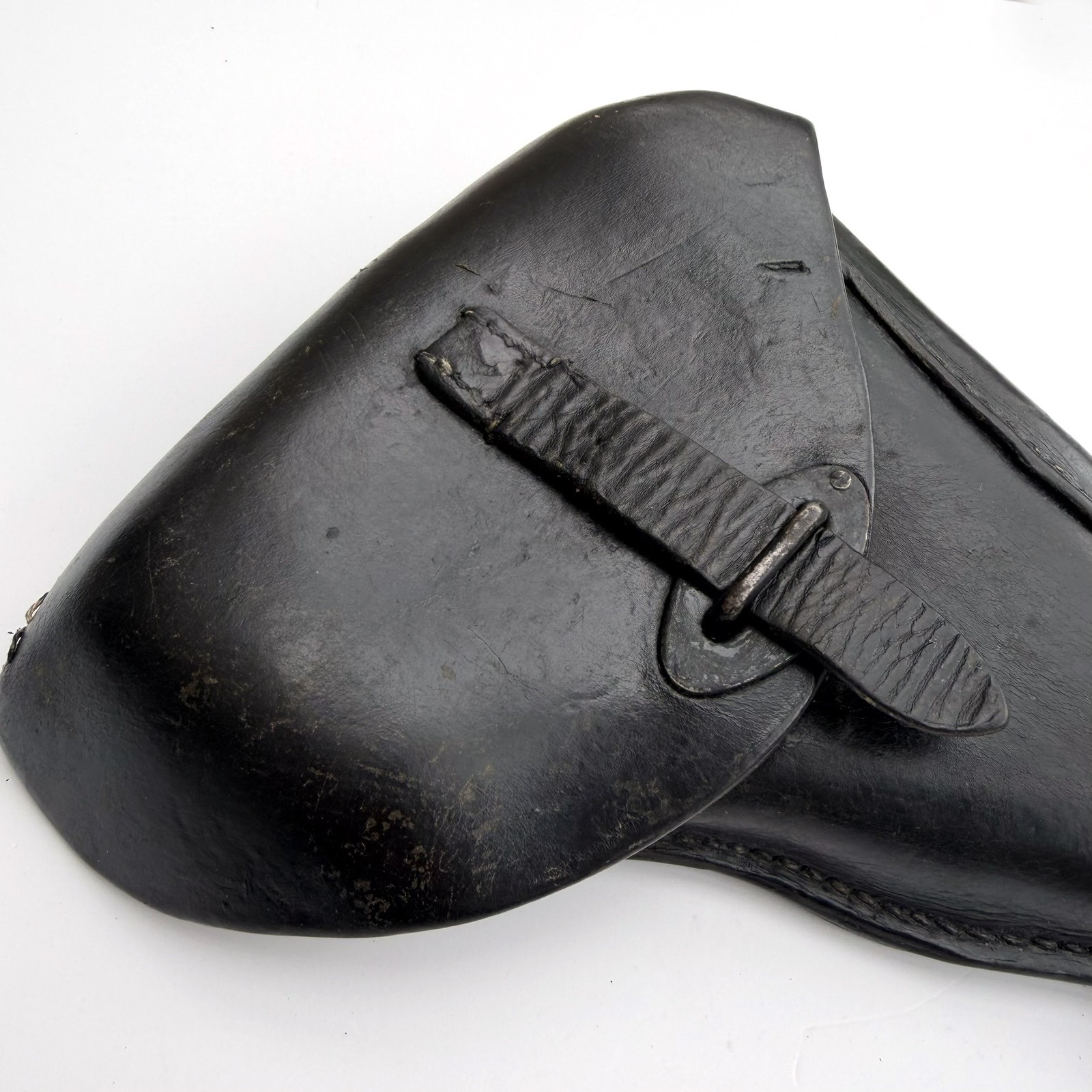 Walther P.38 Pistol HARDSHELL HOLSTER. Faint Oakleaf. Original Vintage.