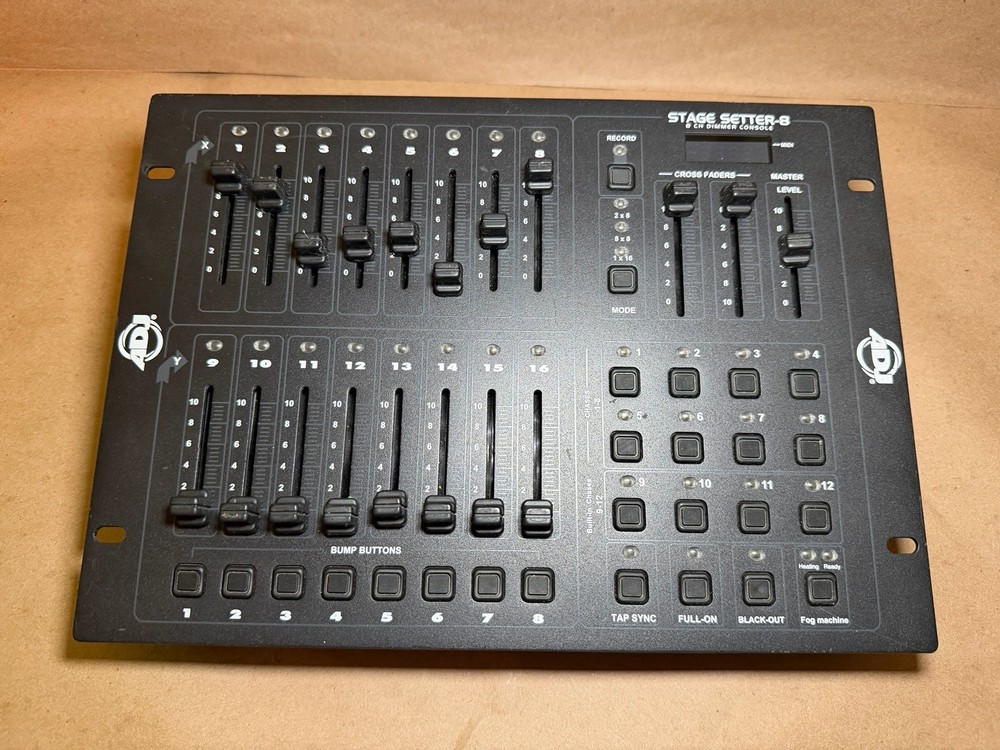 Elation Stage Setter-8 DMX Lighting Controller 8 CH Dimmer Console | Untested