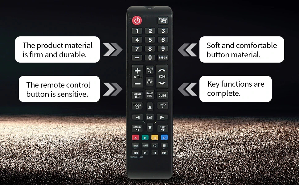 NEW Universal Remote Control for ALL Samsung LCD LED HDTV Smart TVs BN59-01199F