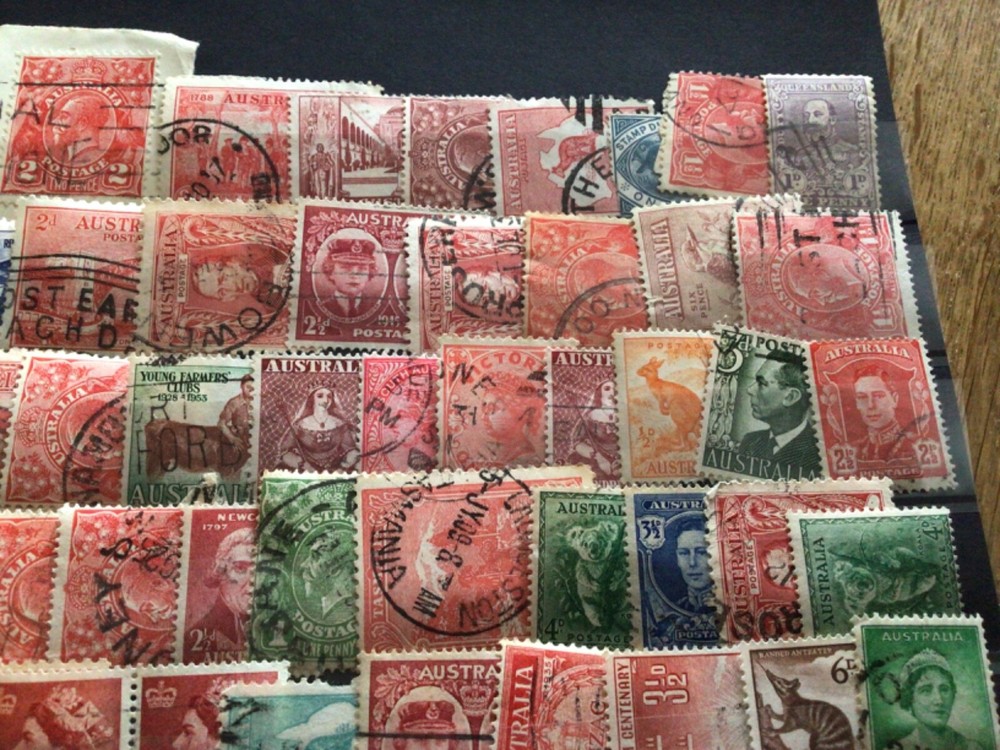 Australia mounted mint & used stamps A12502