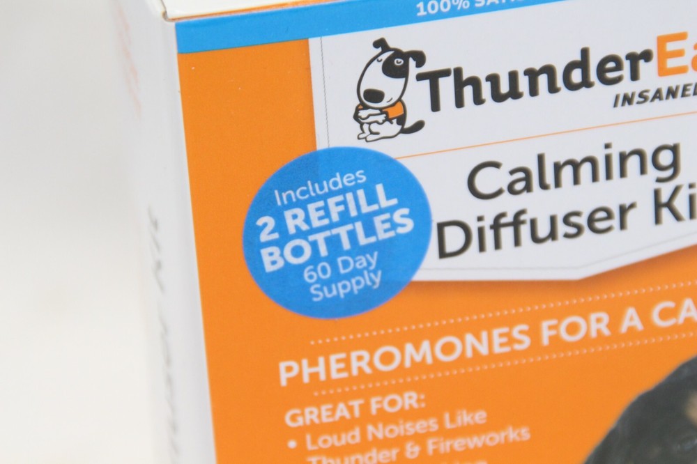 Thunder Ease Dog Calming Pheromone Diffuser Kit Thunder Cloud