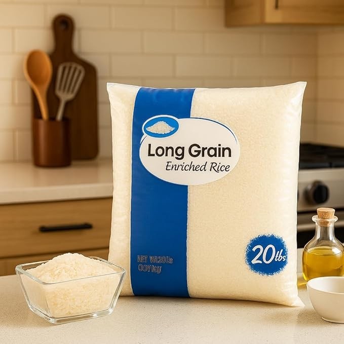 Great Value Long Grain Enriched Rice, 20 lb