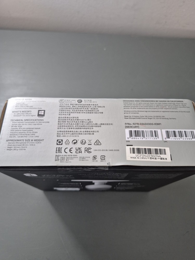 Razer Seiren Mini Microphone Mercury