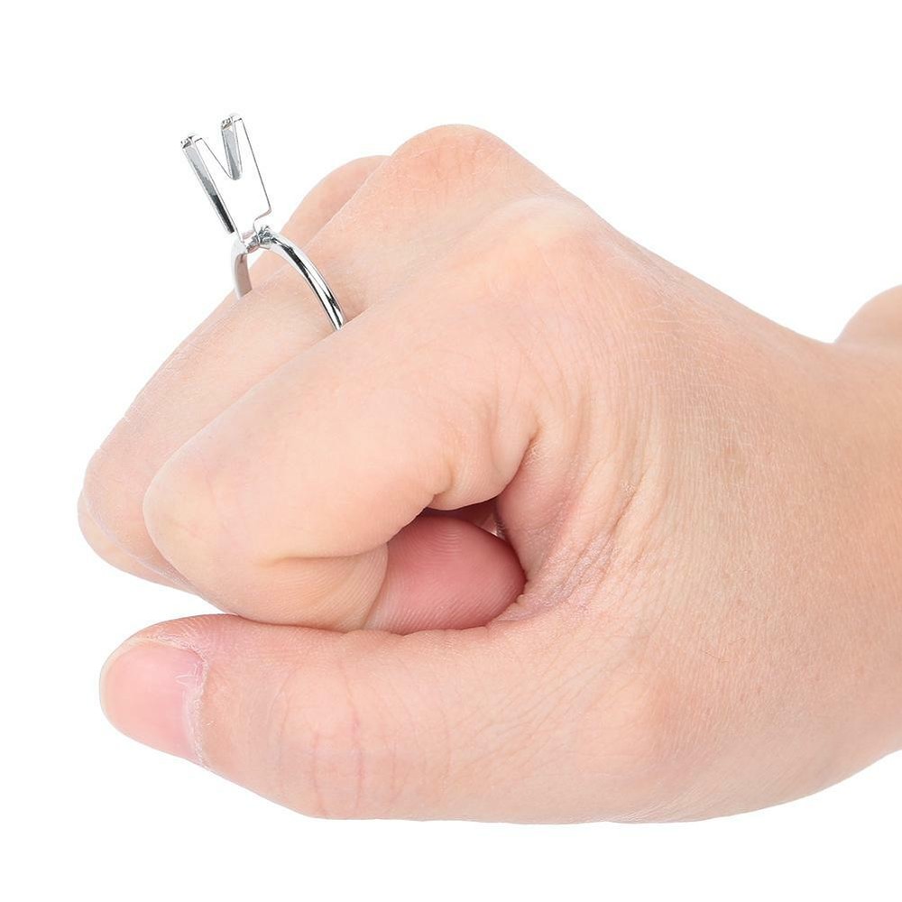 GEM STONE & DIAMOND SPRING PRONG CLAW HOLDER DISPLAY RING TOOL silver color 1 pc