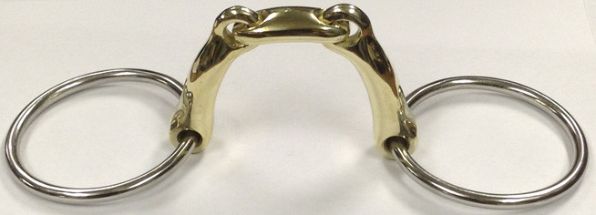 German Silver Team Up Loose Ring Snaffle Bit 14.5 mm thickness