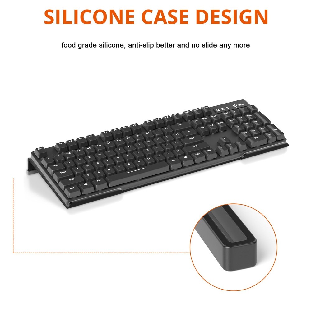 Computer Keyboard Stand Tilt PC Keyboard Stand Riser for Easy Ergonomic Typin...