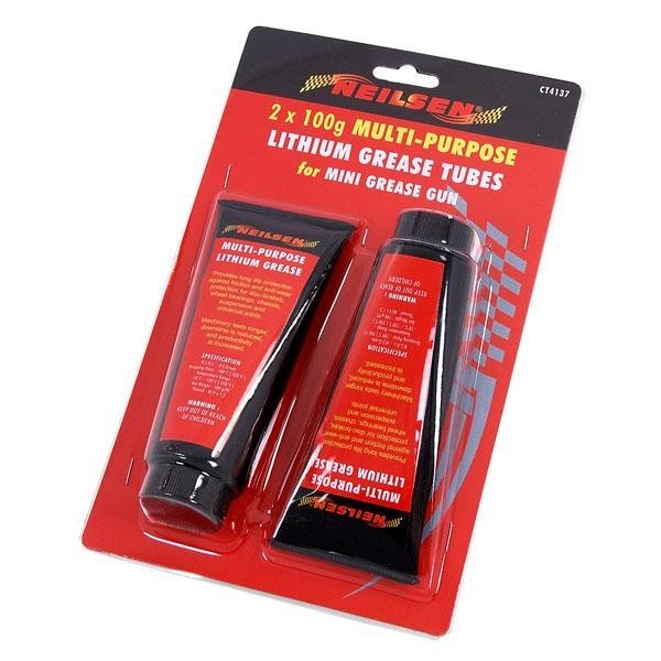 2 X 100G Lithium Grease Ideal For Greasing Oiling Lubricating