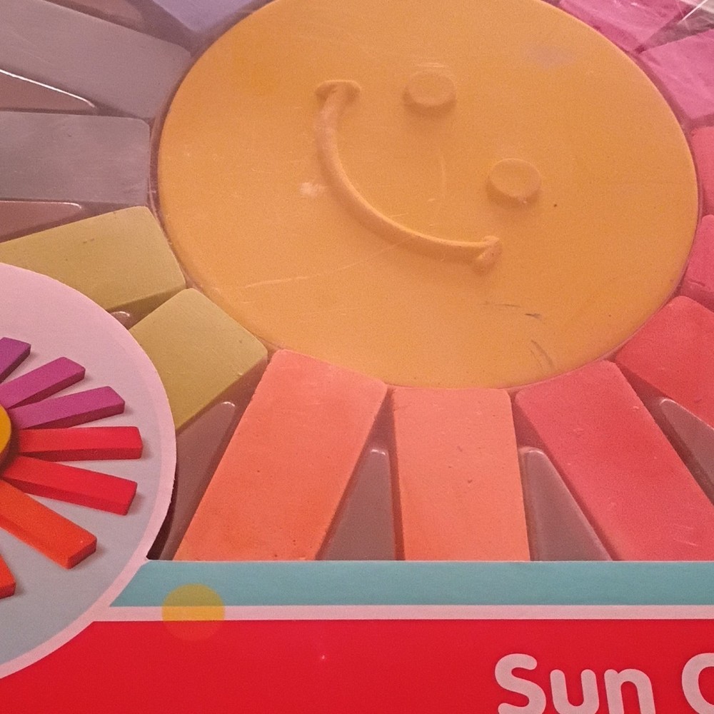 Sun Chalk Set, Multi-Color, Washable, Ages 3+.