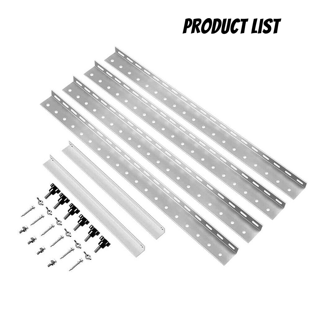 4X Solar Panel Mounting Brackets Adjustable Angle Solar Panel Tilt Mount Bracket