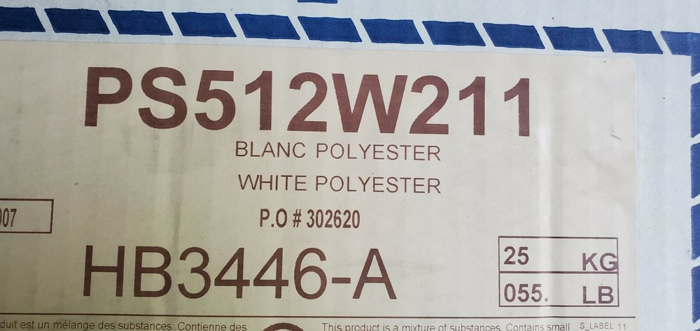 PROTECH WHITE POLYESTER POWDER COAT - SUPER DURABLE POLYESTER; SATIN/LOW GLOSS
