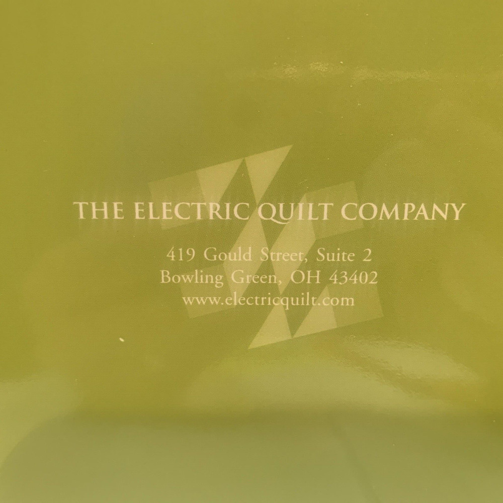 EQ5 Electric Quilt 5 Complete Quilt Design Software Plus Embroidery Upgrade CD