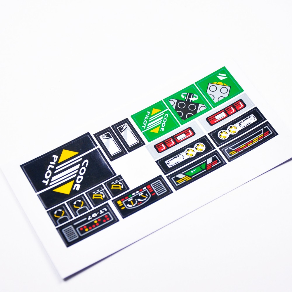 Replacement sticker for set 8479 Precut sticker