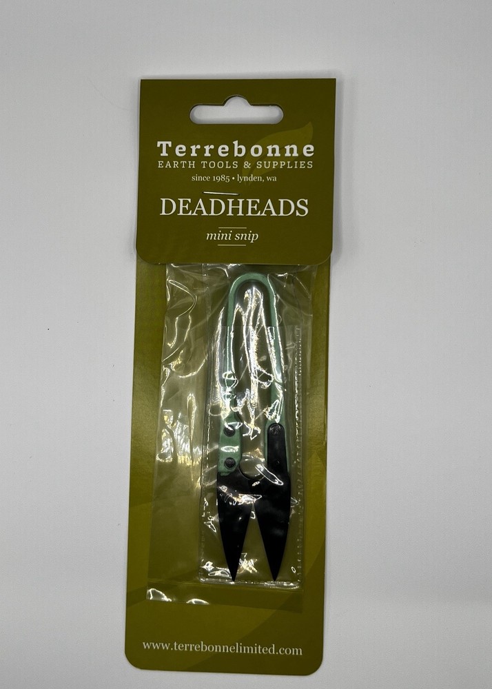 Mini Garden Snips Pruning Scissors Floral Trimming Shears Green Deadhead Tool