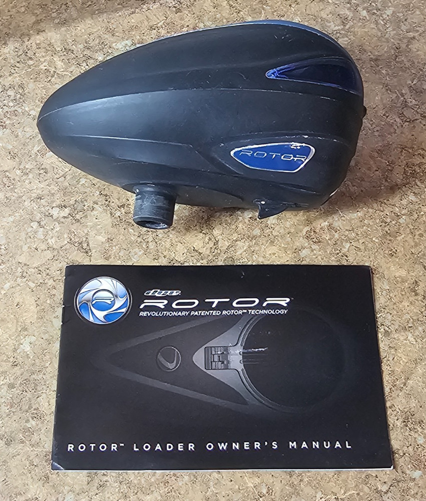 Dye Rotor Electronic Loader Hopper Black/Blue Pre-Owned