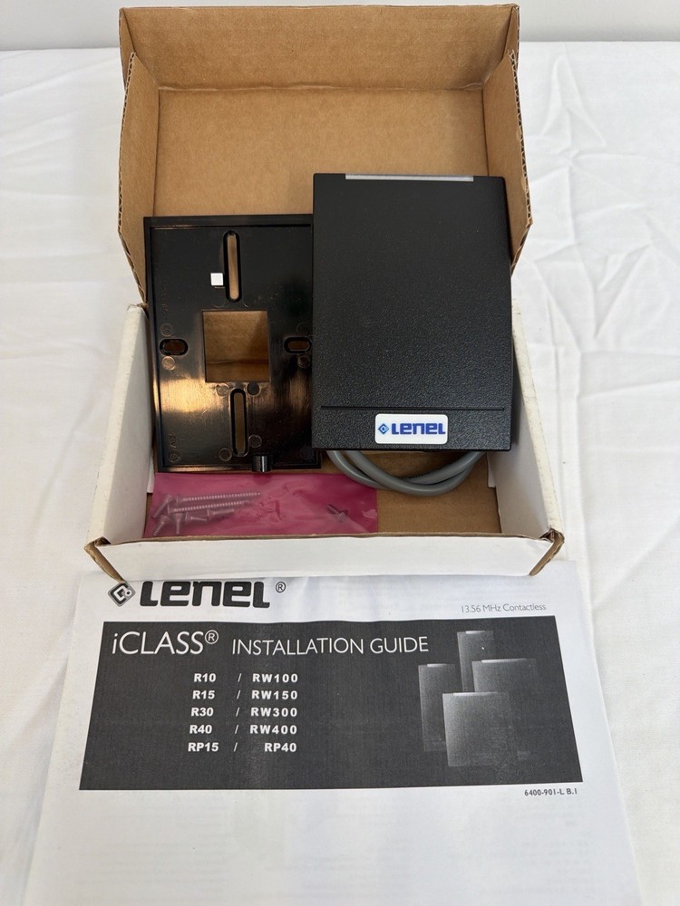 Lenel HID multiCLASS RP40 Wall Switch Card Reader 13.56MHz Open Box
