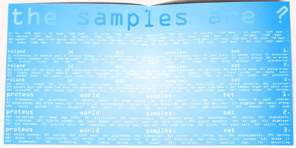 Solo Workstation Volume 1 Loops Sample/Sound Library/Sampling CD E-mu Roland