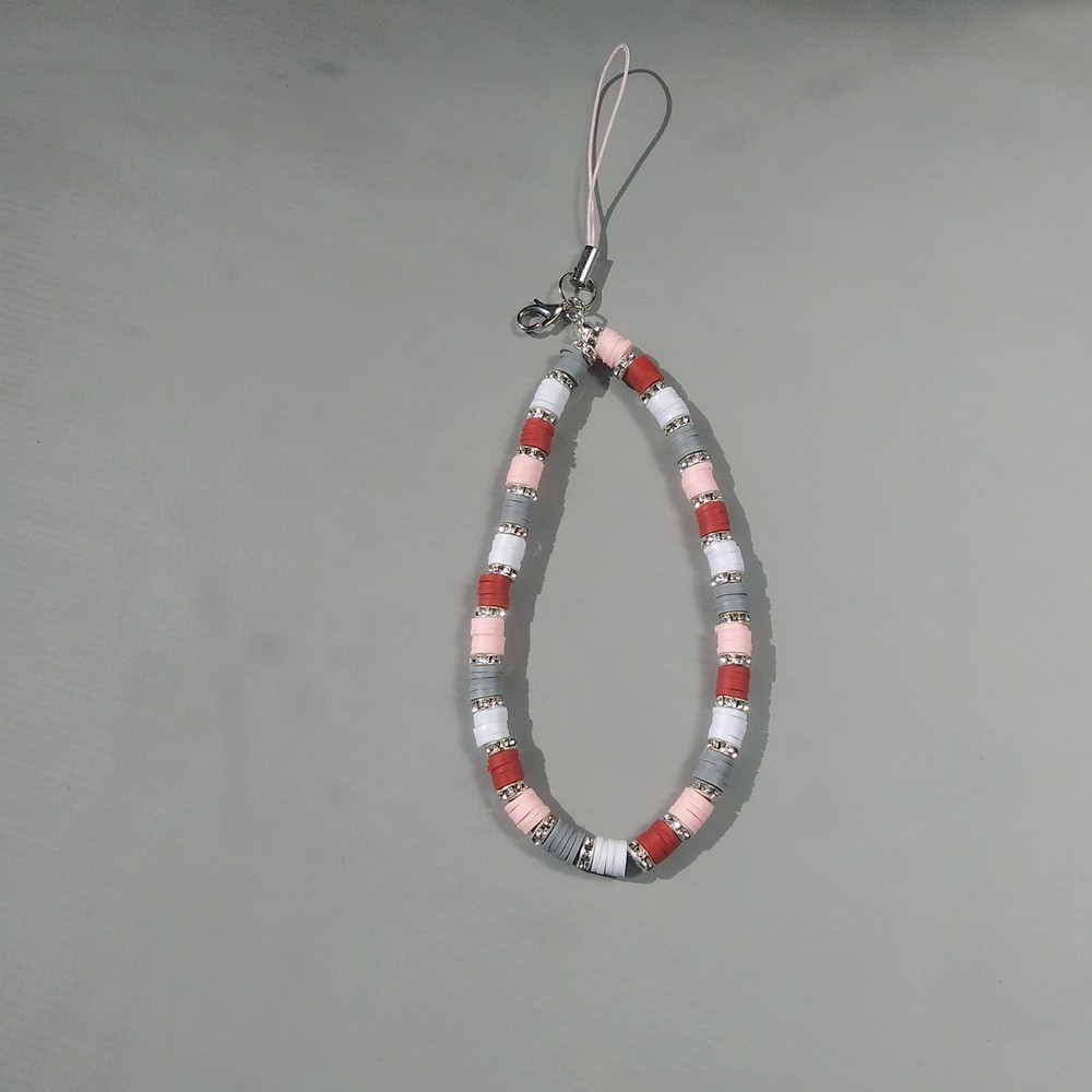 Cute Blush Candy Pop Beaded Phone Strap
