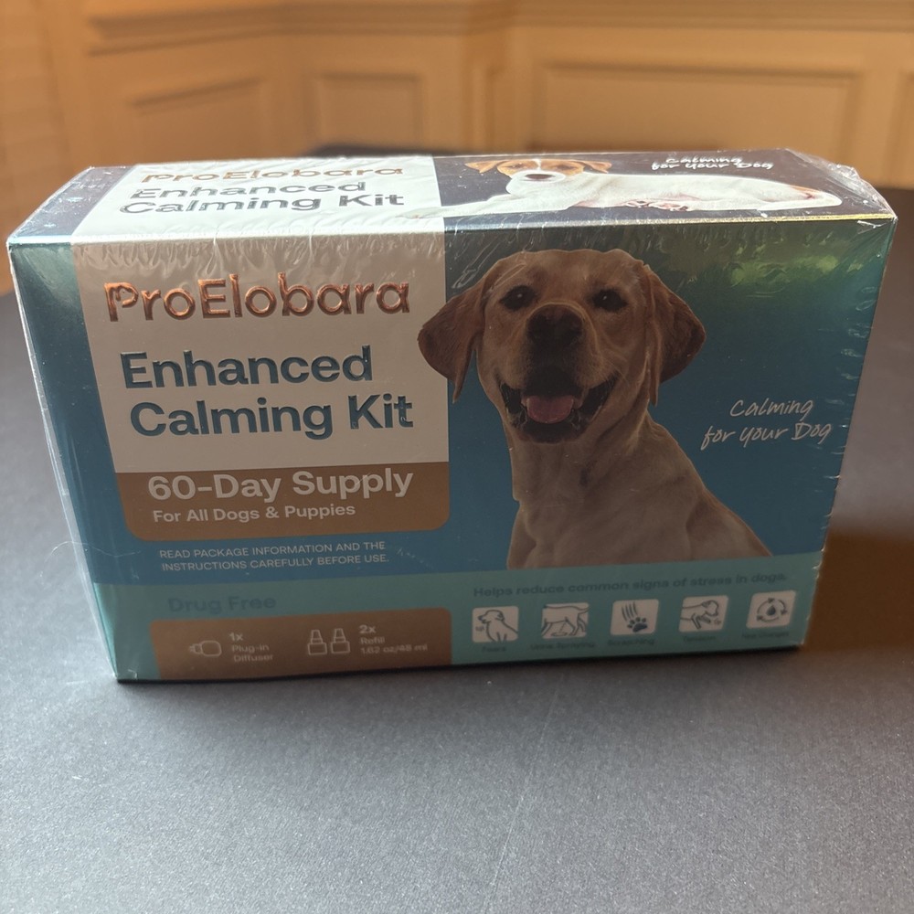 ProElobara Multi-Dog EnhancedCalming Pheromone Diffuser Kit 60 Day Supply Sealed
