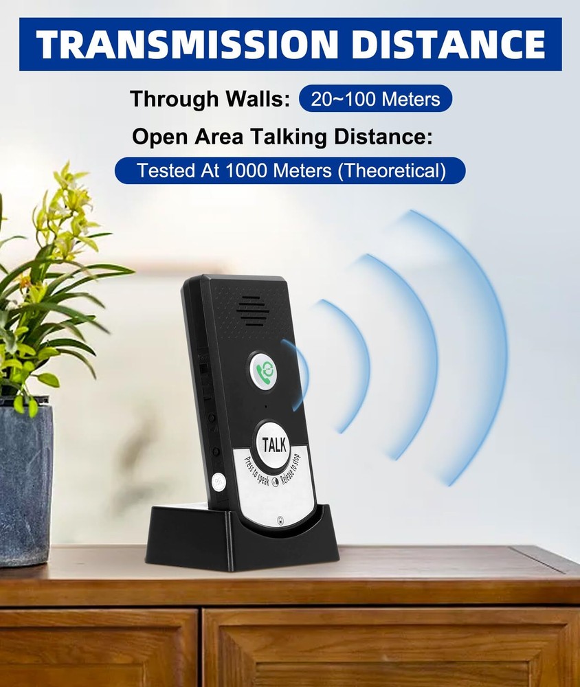 2 Way Voice Intercom Super Long Range Wireless Intercomunicador Wireless Inte...