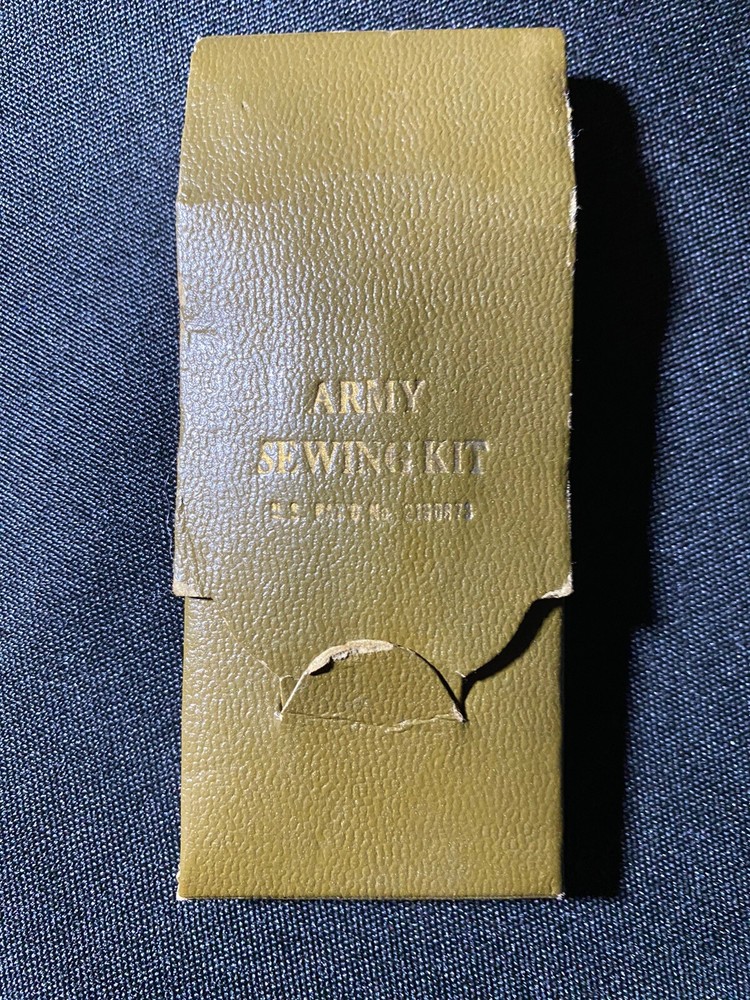 WWII Army Sewing Kit Seagram’s Distillers Corp.