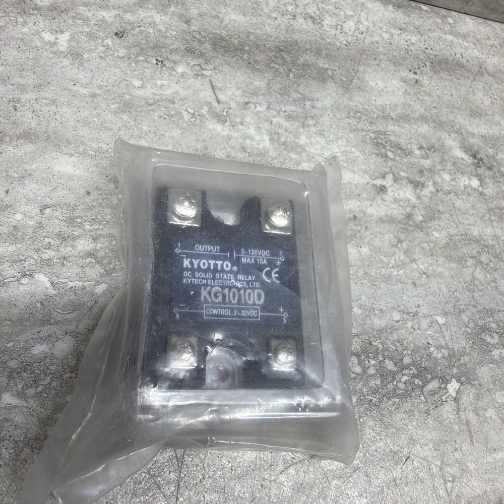KYOTTO KG1010D DC Solid State Relay, 3-32VDC Control, 10 Amp Max, New