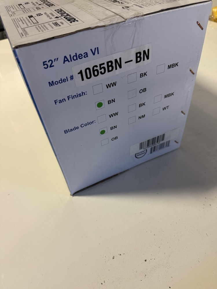 Ceiling fan 52” Aldea VI