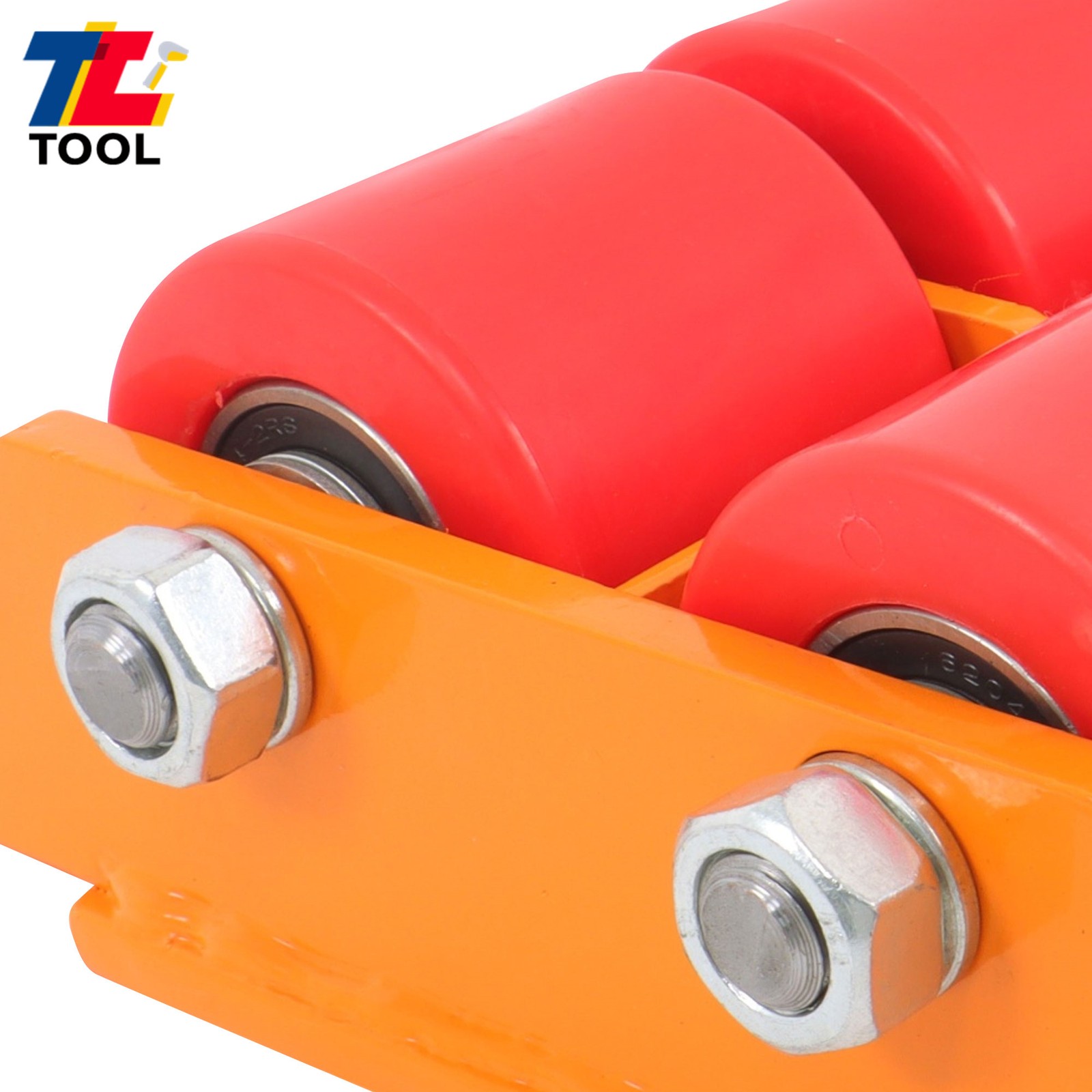 4 Pcs 360° Rotation Heavy Duty Machinery Skates Dolly 6T/13200Lbs With Handle