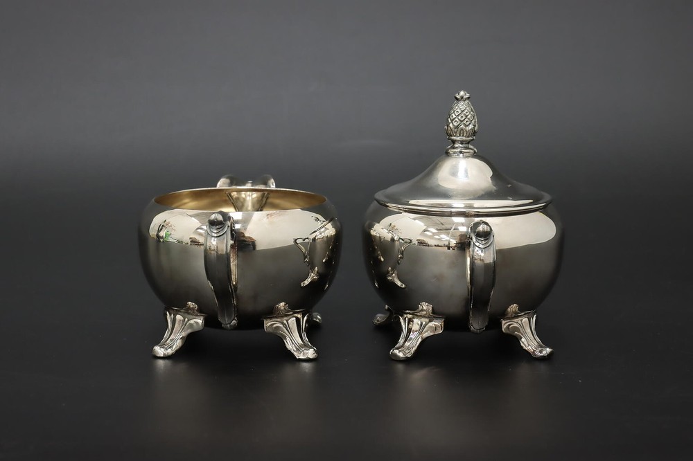 Victorian Vintage 3 Pc Silverplate Tea or Coffee Set, IS Co. #54945