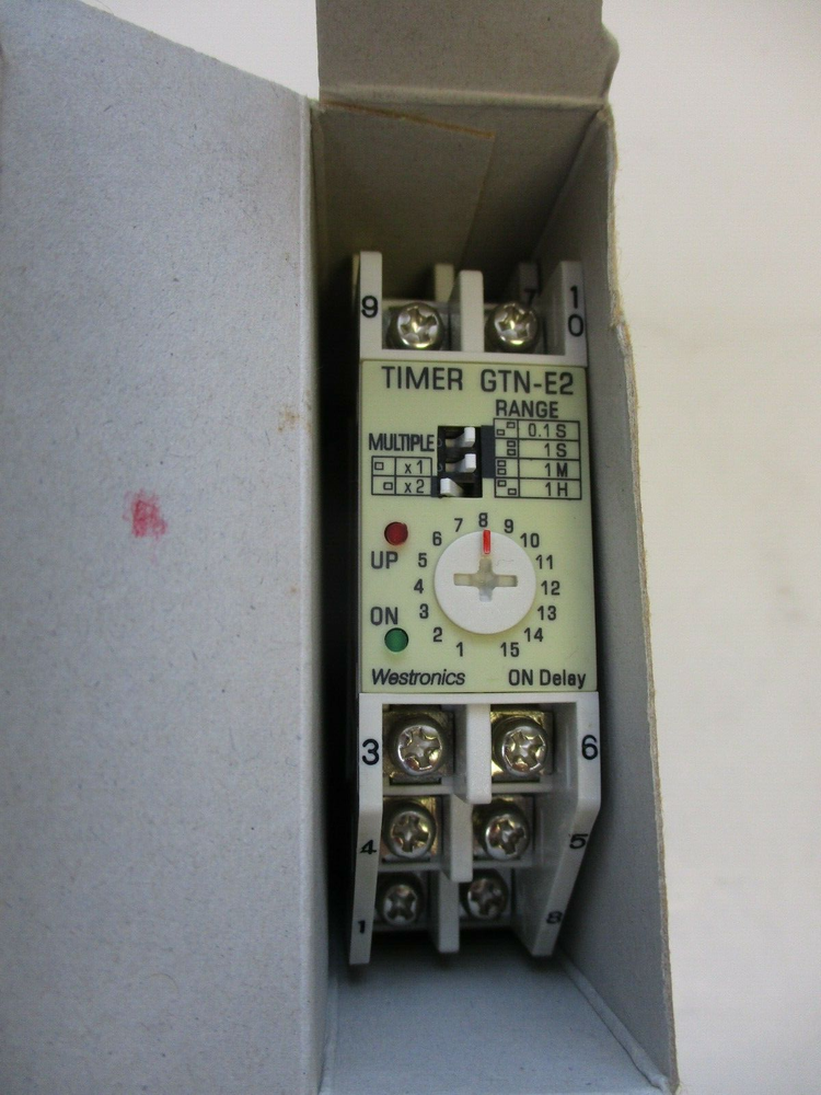 WESTRONICS ELECTRONIC MICOM TIMER SLIM TYPE GTN-E2 DC120V POWER ON DELAY