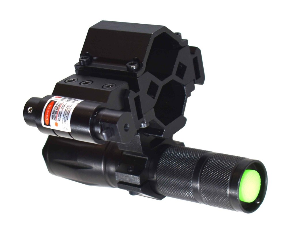 Trinity tactical flashlight red dot sight and mount for mossberg 590a1 12ga pump